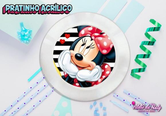Pratinho para Festas - Minnie Vermelha