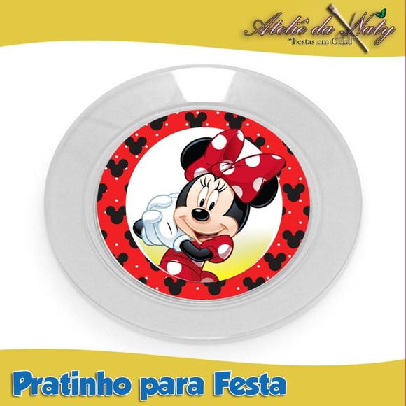 Pratinho para Festas - Minnie Vermelha