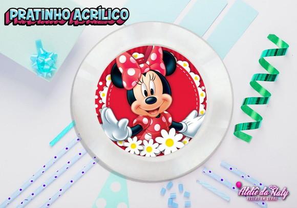 Pratinho para Festas - Minnie Vermelha