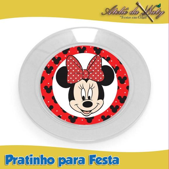 Pratinho para Festas - Minnie Vermelha
