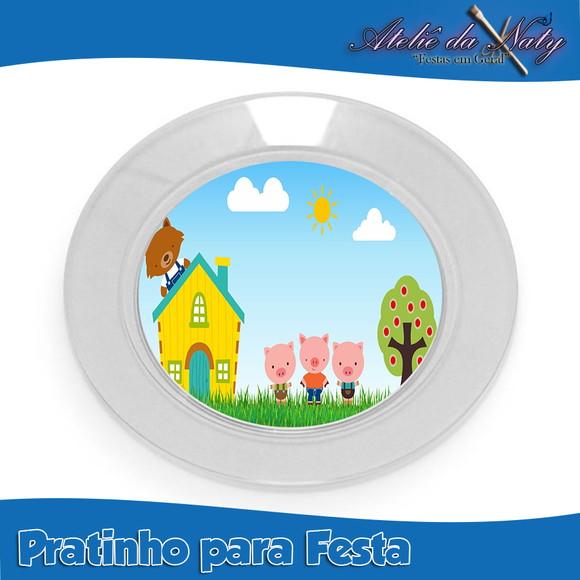 Pratinho para Festas - Os Três Porquinhos