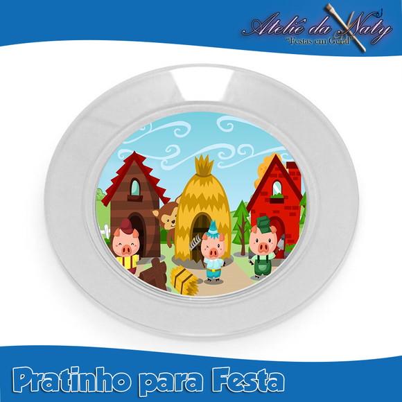 Pratinho para Festas - Os Três Porquinhos
