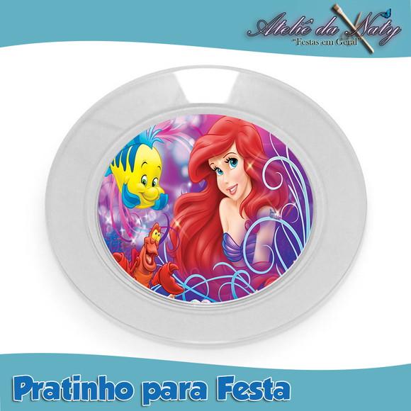 Pratinho para Festas - Pequena Sereia