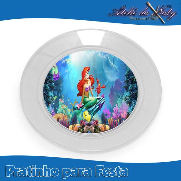 Pratinho para Festas - Pequena Sereia