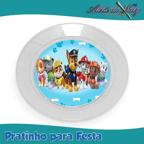 Pratinho para Festas - Patrulha Canina 18cm