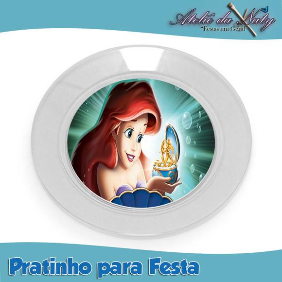 Pratinho para Festas - Pequena Sereia