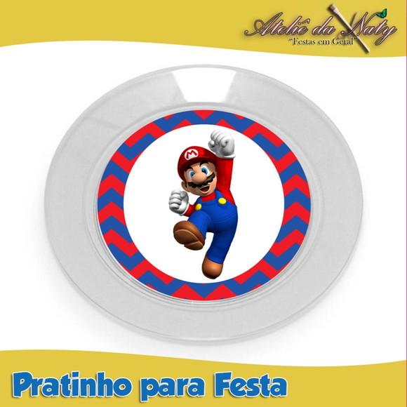 Pratinho para Festas - Super Mario