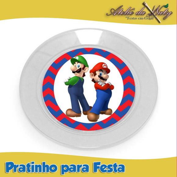 Pratinho para Festas - Super Mario