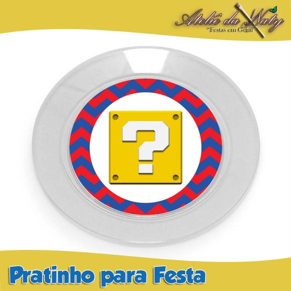 Pratinho para Festas - Super Mario