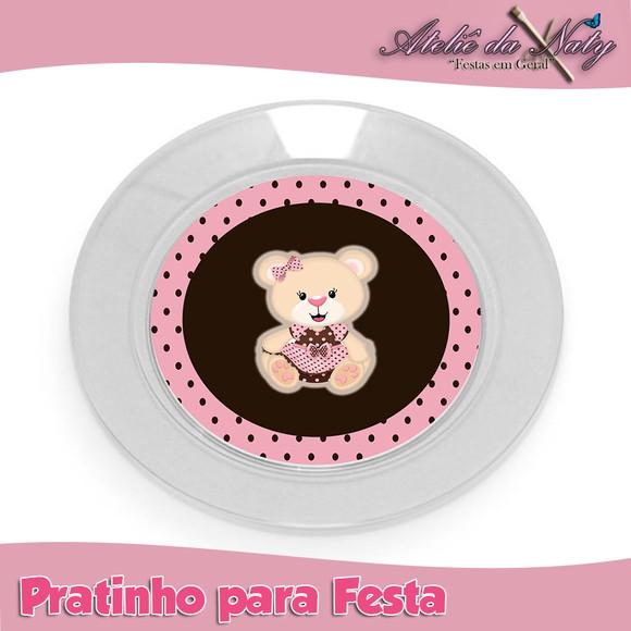 Pratinho para Festas - Ursinha