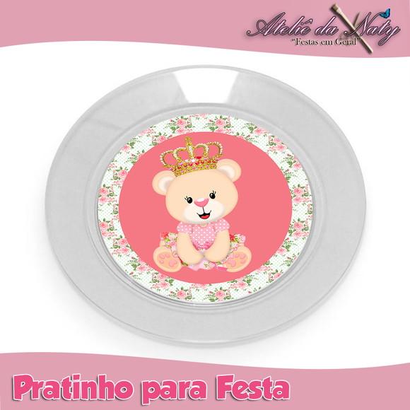 Pratinho para Festas - Ursinha