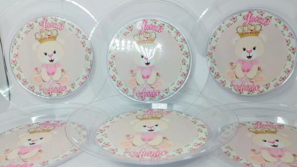 Pratinho para Festas - Ursinha Princesa
