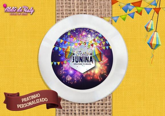 Pratinho Personalizado - Festa Junina