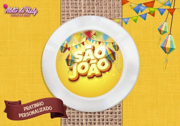 Pratinho Personalizado - Festa Junina