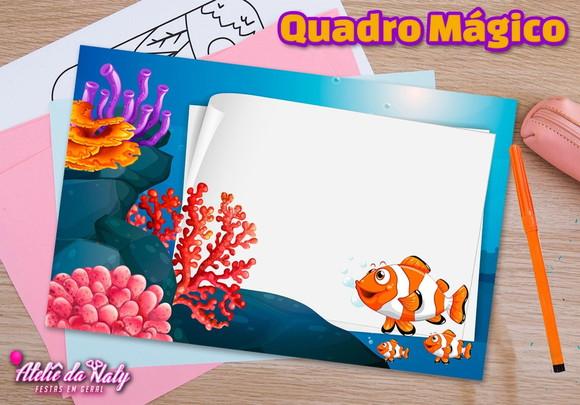 Quadro Mágico - Fundo do Mar