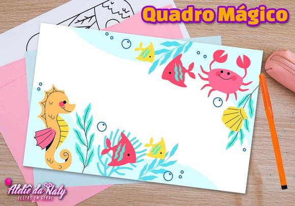 Quadro Mágico - Fundo do Mar