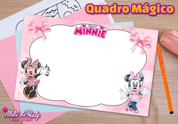 Quadro Mágico - Minnie Rosa