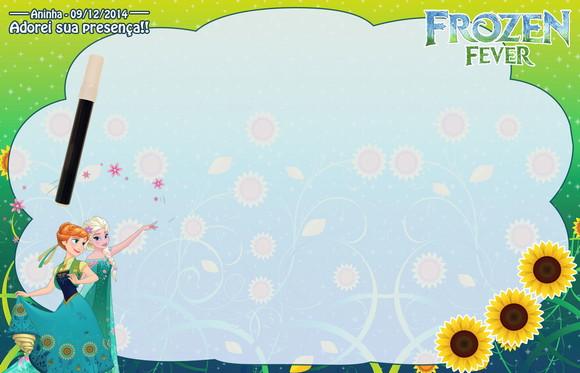 Quadro Mágico Personalizado - Frozen Fever