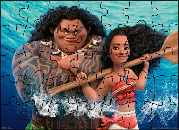 Quebra Cabeça - Moana