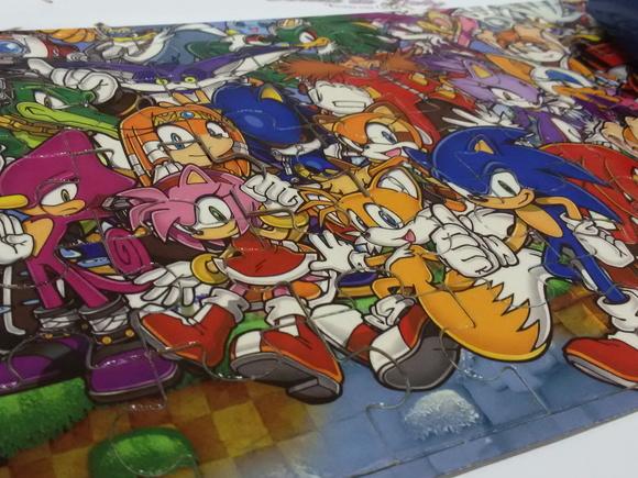 Quebra Cabeça c/ cx - Sonic