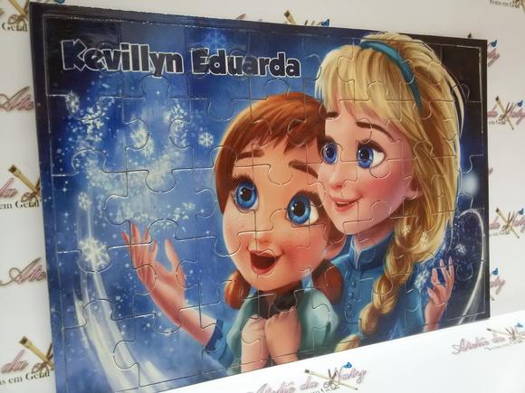 Quebra-Cabeça Personalizado - Frozen