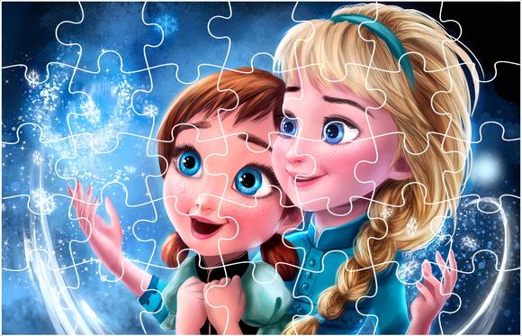 Quebra-Cabeça Personalizado - Frozen