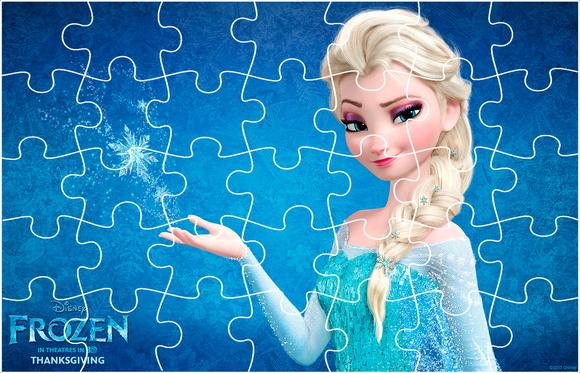 Quebra-Cabeça Personalizado - Frozen