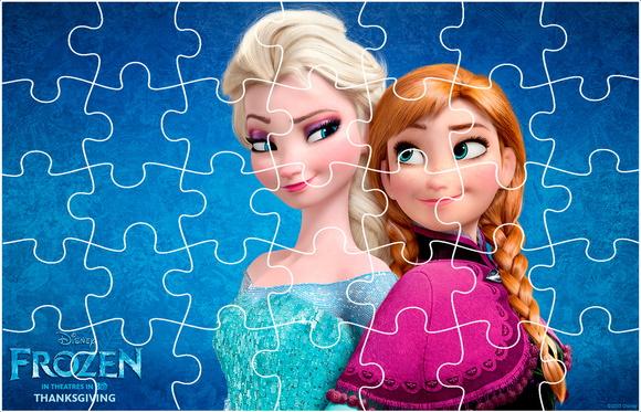 Quebra-Cabeça Personalizado - Frozen