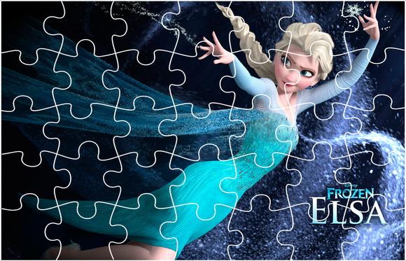 Quebra-Cabeça Personalizado - Frozen