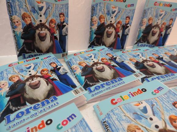 Revista personalizada - Frozen