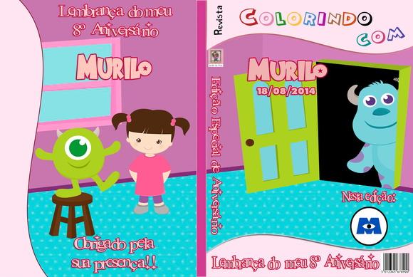 Revista personalizada - Monstros S.A