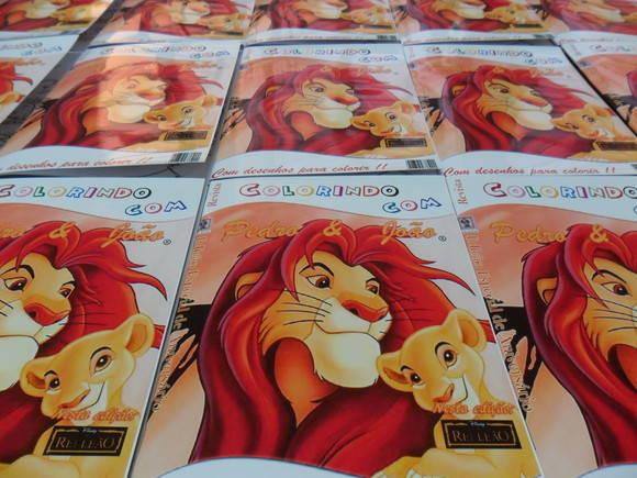 Revista personalizada Rei Leão