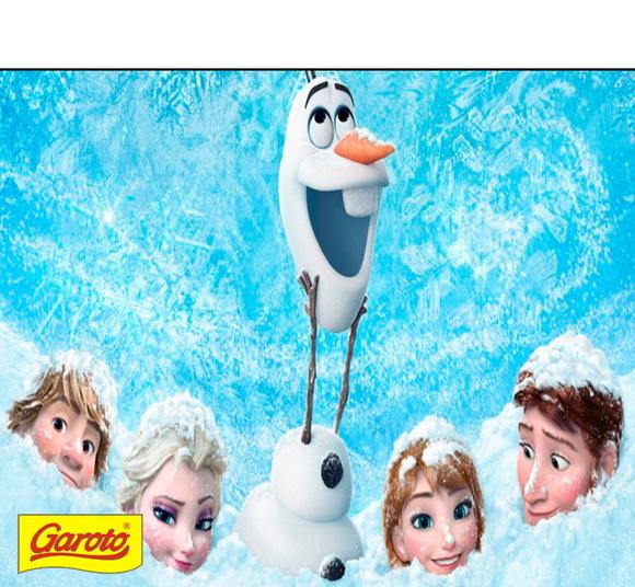 Rótulo Batom - Frozen