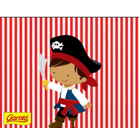 Rótulo Batom Piratas