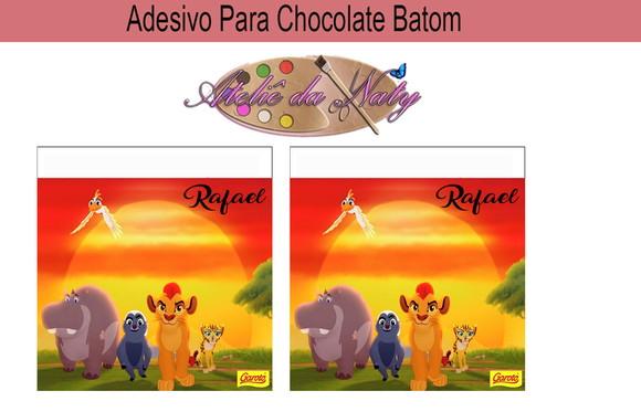 Rótulo p/ Batom - Guarda do Leão