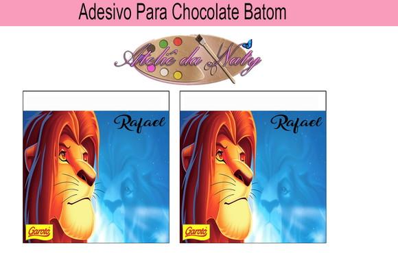 Rótulo p/ Batom - Rei Leão