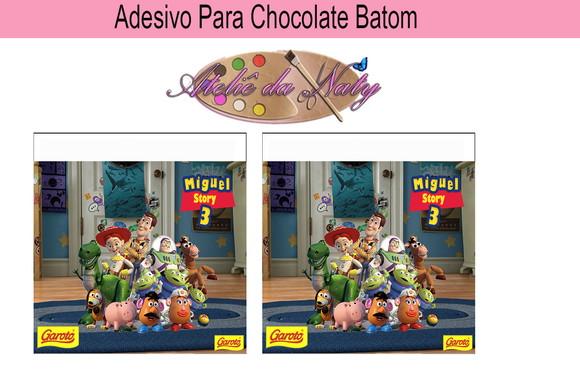 Rótulo p/ Batom - Toy Story