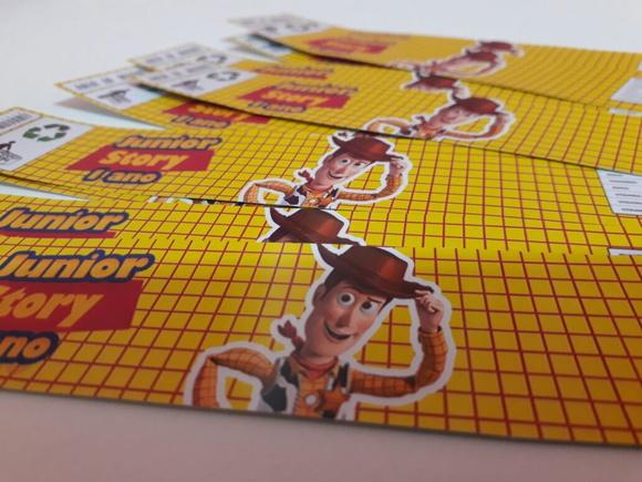 Rótulo para Água - Toy Story