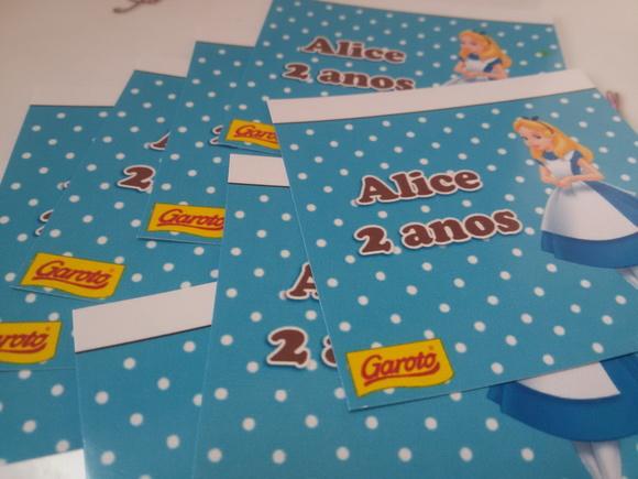 Rótulo Para Batom - Alice