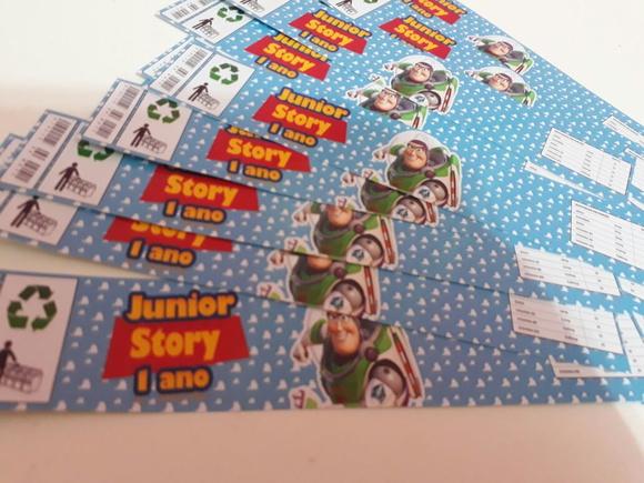 Rótulo para Água - Toy Story