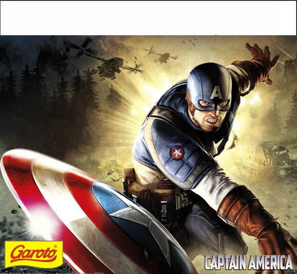 Rótulo para Batom Capitão America
