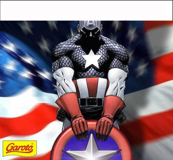 Rótulo para Batom Capitão America