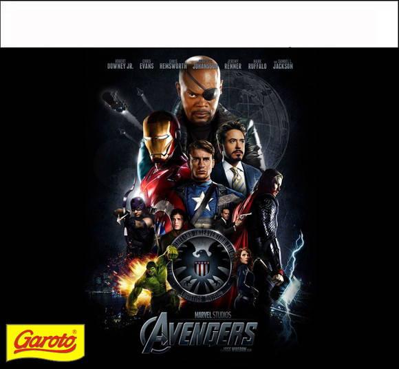 Rótulo para Batom dos Vingadores