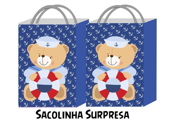 Sacolinha - Ursinho Marinheiro