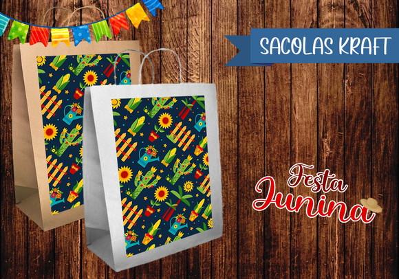 Sacolinha Kraft - Festa Junina