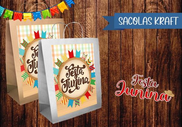 Sacolinha Kraft - Festa Junina