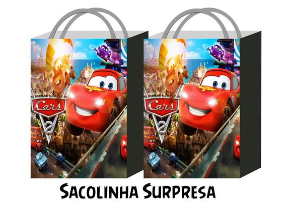 Sacolinha Personalizada - Carros