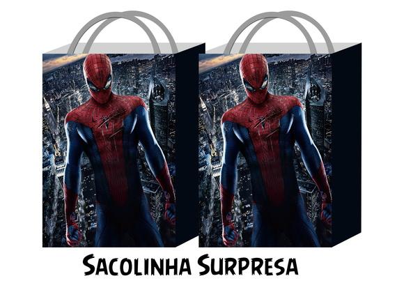 Sacolinha Personalizada - Spider Man