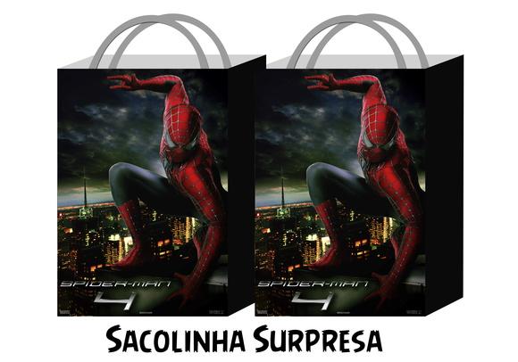 Sacolinha Personalizada - Spiderman