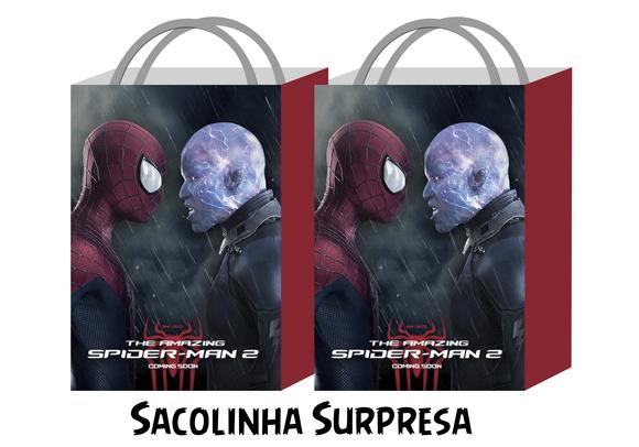 Sacolinha Personalizada - Spiderman